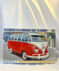 HASEGAWA Volkswagen 1963 Type Micro Bus model kit NEW in FACTORY SEALED BOX