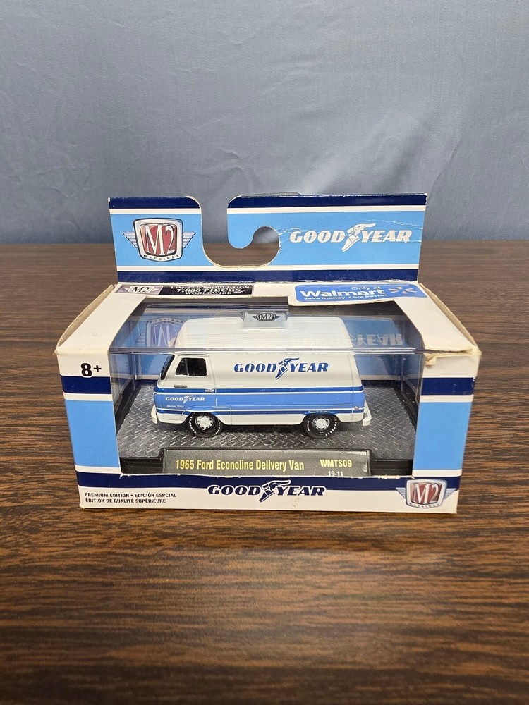 M2 Machines Goodyear 1965 Ford Econoline Delivery Van Diecast Model