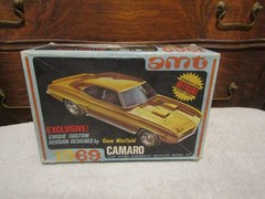 Vintage 1968 Annual Issue AMT 1969 CAMARO SS 396 Y913 1/25 Gene Winfield