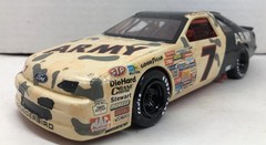 1:24 Alan Kulwicki Ford Thunderbird Monogram Army NASCAR Built Up Custom Model 7