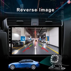 Single Din Car Stereo with Bluetooth 9 Inch HD Touch Screen Car Stereo with
