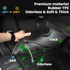 All Weather Floor Mats Cargo Mat for Kia Sportage Gasoline 2017 2018 2019 2020 2