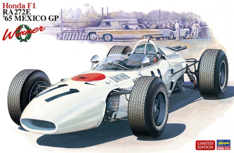Hasegawa 20375 1/24 Scale Model Formula One Car Kit Honda RA272E F1 1965 RA272