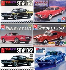 67 Shelby GT350 COWL BRACES from AMT 1:25 Model Kit 1967 Ford Mustang