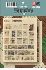Heavy Hobby 1/35 WWII Battlefield Map /Propaganda Posters /Newspapers /Carton