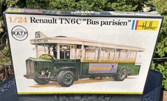 Heller Humbrol 1/24 Renault TN6C “Bus parisien” No. 789 – Sealed – France
