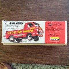 Lindberg Little Red Wagon Dodge 1:25 Model Kit Chrome Parts Vinyl Tires 72158