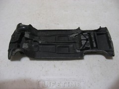 Plastic Model Kit Parts AMT 1961 Buick Special Wagon Chassis Black Plastic