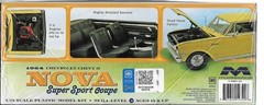 1/25 Moebius Models 2320 1964 Chevy II Nova Super Sport Coupe Plastic Model Kit