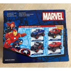 Marvel Black Widow 4×4 Rebels Model Kit Jeep Die Cast Metal