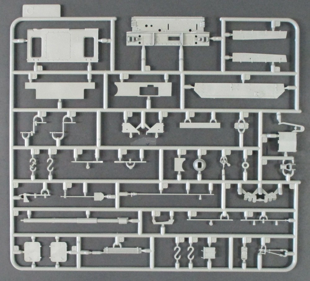 Border Models 1/35th Scale Pz Kpfw IV Ausf F1 – Parts Tree C from Kit No. BT-003