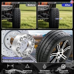 MEILUNBS 6×5.5 Wheel Spacers Fit for Tahoe, Avalanche, Yukon XL, Frontier