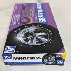 Aoshima 1/24 AMERICAN SS 15″ Inch Muscle Car Model Wheel Set
