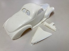 Vics Resins 1938 Lincoln Zephyr 1/25 resin body