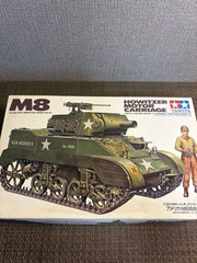 Tamiya M8 Howitzer Military Miniatures 1/35 Plastic Model Kit Japan Import