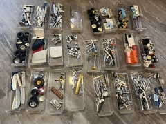 Vtg Model CAR TRUCK Junkyard Assortment PARTS LOT 60’s 70’s