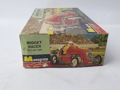 VINTAGE 1965 MONOGRAM MIDGET RACER SCALE MODEL KIT UNUSED IN BOX
