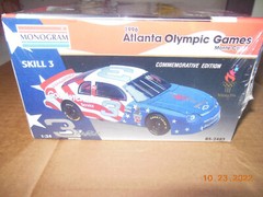 Dale Earnhardt 1/24 Model Kit Atlanta Olympic Games.