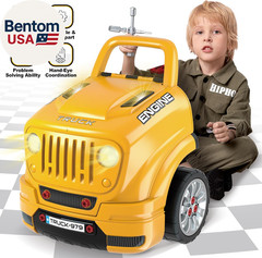 Toys Gifts for 3 4 5 6 7 8 Years Old Boys, Large Truck Engine, Mechanic Repair S