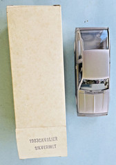 AMT 1/25 1983 Chevy Cavalier Promo in box Silver