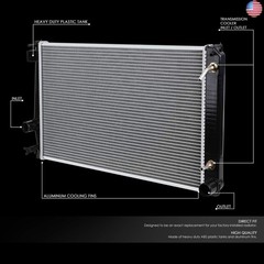 DNA Motoring OEM-RA-2891 Factory Style Aluminum Core Radiator Compatible with