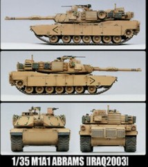 1/35 Scale M1A1 Abrams Tank “IRAQ 2003” Plastic Model Kit – Academy #13202