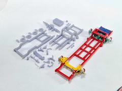 1/25 Lowered Frame for Moebius 1969 Shortbeds