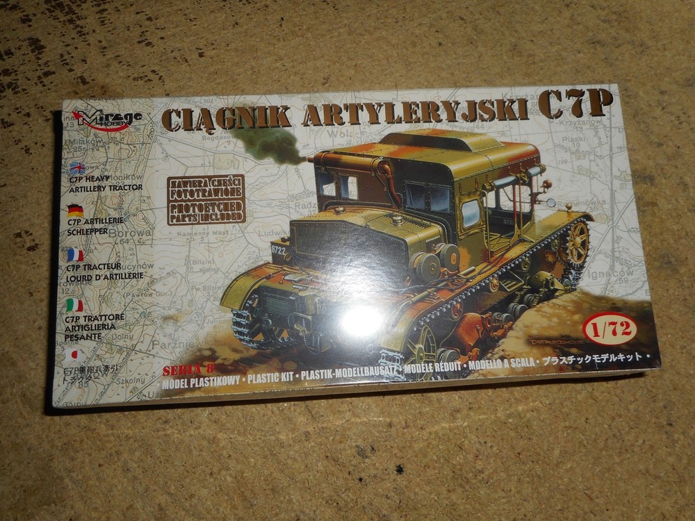 Mirage British C7B Artillery Tractor Model Kit in Sealed Box 1/73