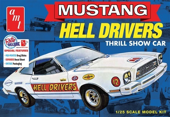 AMT 1475 Mustang Hell Drivers Thrill Show Car 1/25 model kit