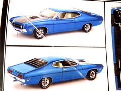 1/25 Revell American 1970 Ford Torino Cobra V8 Engine # 14534