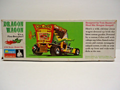 DRAGON WAGON TOM DANIEL SHOW ROD MODEL KIT MONOGRAM VINTAGE 1969 RARE