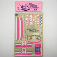 1/24 NASCAR Waterslide Decal Blue Ridge #9 FDP Brakes 1993-Mike Wallace