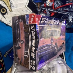 AMT ERTL Pro Shop 1:25 Scale Model Kit Contents Sealed 57 Chevrolet Bel Air Read