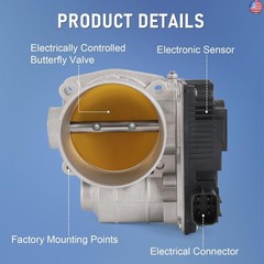 Electronic Throttle Body Compatible with 2003-2006 Nissan 350Z, 2002-2005
