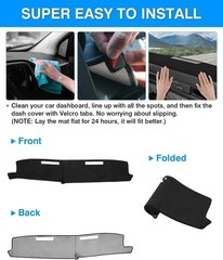 Dashboard Cover Mat for 1981-1991 Chevrolet Chevy C/K/R/V Series Blazer, GMC …