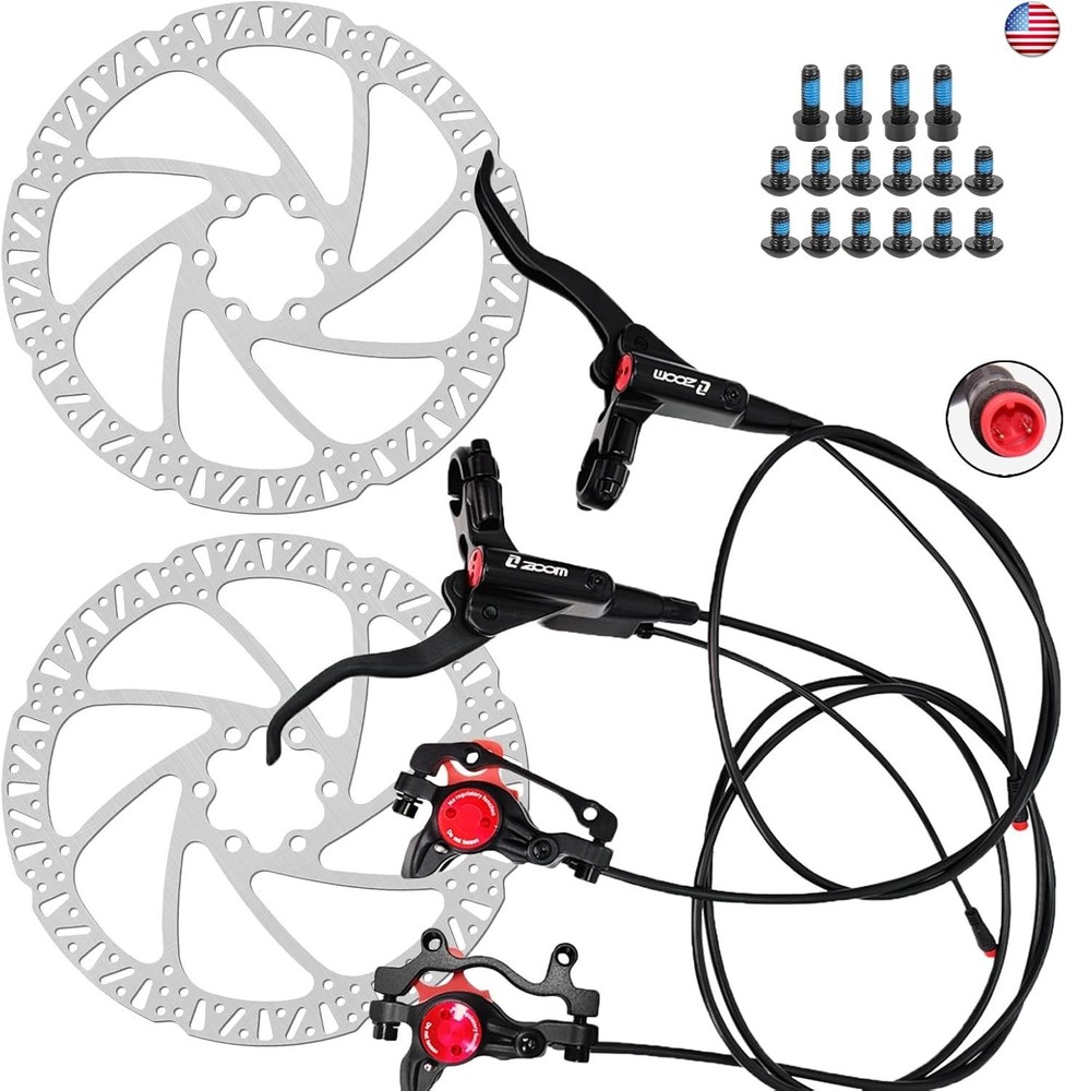 Zoom eBike Hydraulic Brake Upgrade Kit ? 2/3 PIN Male Waterproof Power-Off