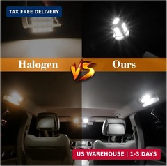 iFunyLED 24 Pieces Dome Light LED Car Interior Bulb Kit Set 194 T10 DE3175 578 3