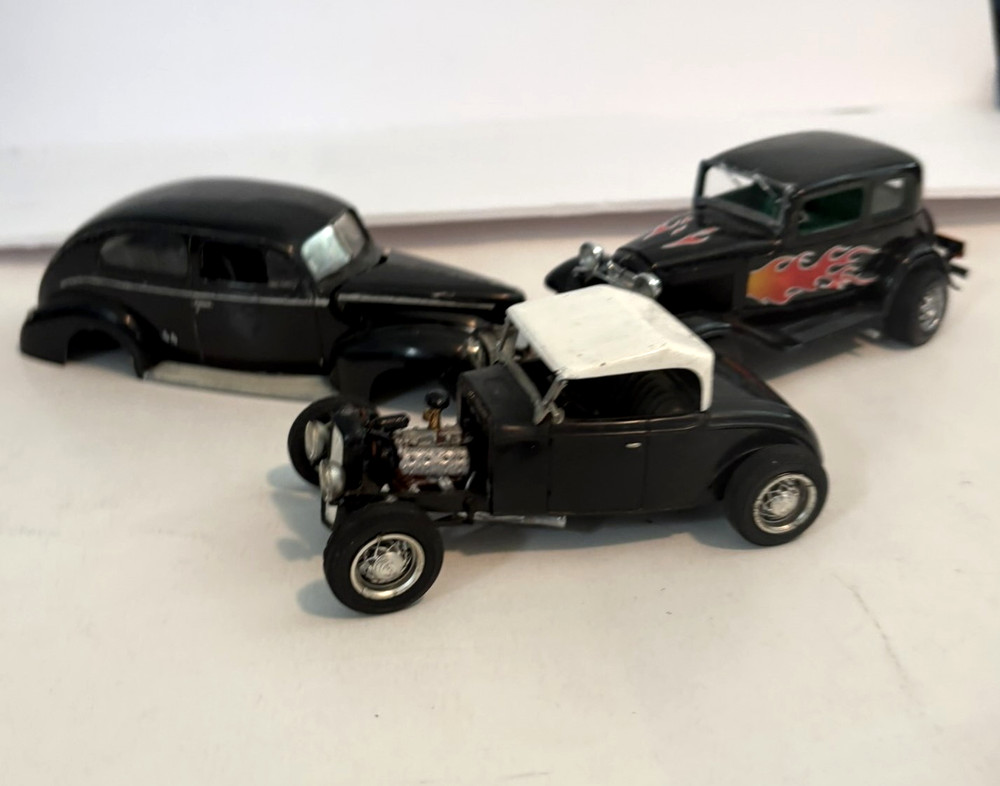 Model Cars Junkyard. Lot of 3. Hot Rod.