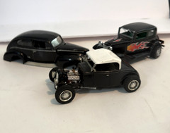 Model Cars Junkyard. Lot of 3. Hot Rod.