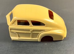 ALL AMERICAN MODELS 1947 CHEVROLET AEROSEDAN COUNTRY CLUB RESIN BODY (1990’s)