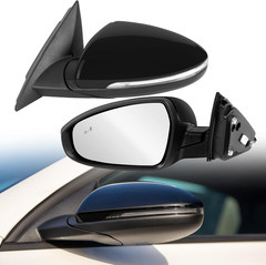 19-24 Left Driver Side Mirror Compatible with KIA Forte 2019 2020 2021 2022 2023