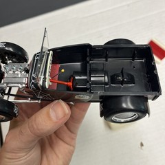Monogram Black Widow 1960 Ford Model T 1:24 ?Scale Plastic Model Kit Built Car