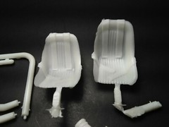 67 1967 GTO Pontiac 1/25 drag car roll cage racing bucket seat off road model