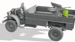 Thunder TM35306 1/35 LRDG F30 Gun Truck CMP in LRDG Service Plastic model