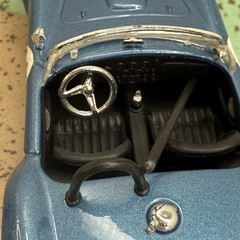Vintage 1:43 Bang Diecast Model AC Cobra Targa Florio 64 Metallic Blue 146 Nobox