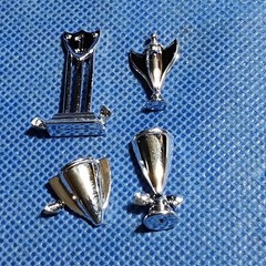 🌟 3 Trophies 1949 Mercury Hot Rod 1:25 Scale 1000s Model Car Parts 4 Sale AMT