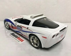New 2007 Corvette C6 Z06 Daytona 500 Pace Car Promo Model Arctic White MODELMAX
