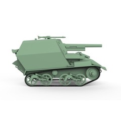 SSMODEL SS100576 1/100 15mm WarGaming German G.Pz.Mk.VI(e) Self-Propelled Gun