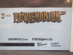 Pandemonium Camaro F/C 1/25 Decal from Fremont Racing Specialties