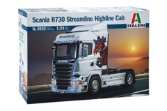 Italeri 3932 1/24 Scale Truck Model Kit Scania R730 Streamline Highline Cab